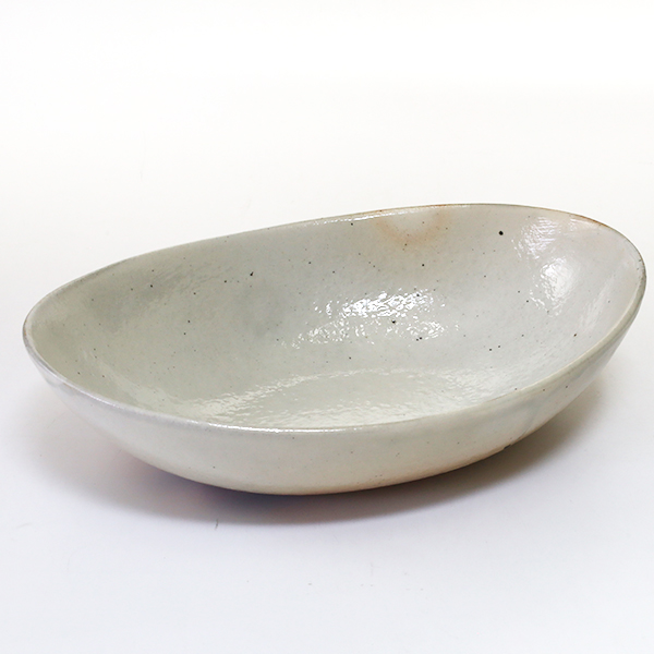 古谷製陶所　鉄散 楕円深鉢 大