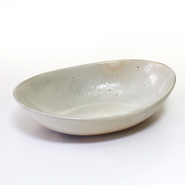 古谷製陶所　鉄散 楕円深鉢 中