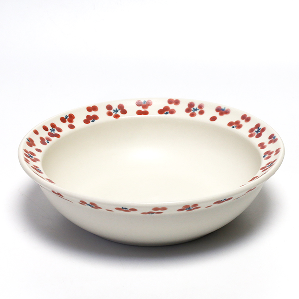 すこし屋　深皿・小 赤小紋