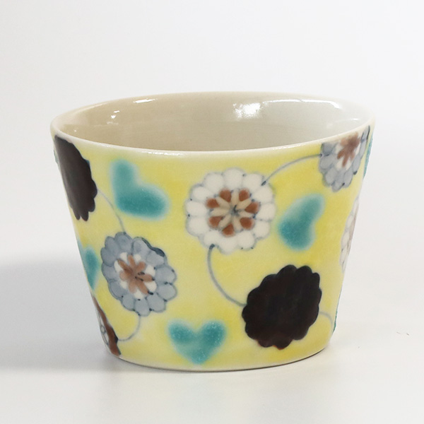 望月千緒　蕎麦猪口・花文尽くし